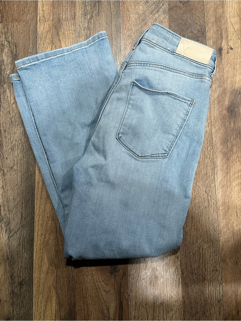 Light Wash Boot Cut mid rise Jeans